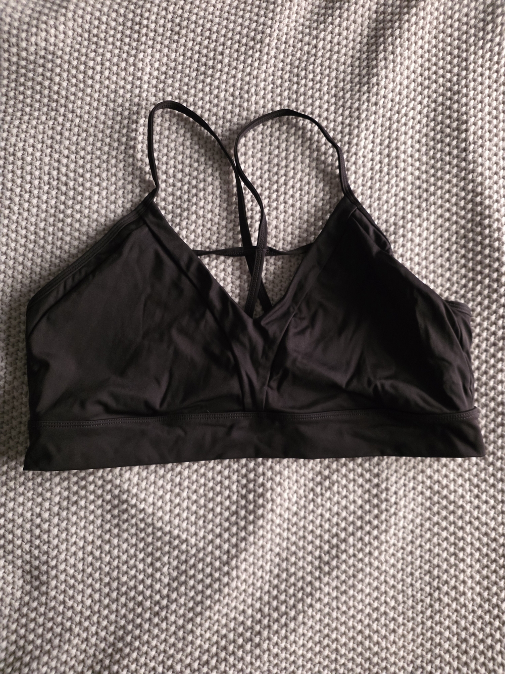 Balance Athletica Black Strappy Bralette